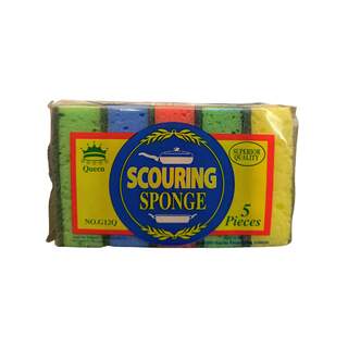 Queen scouring Sponge 5 Pcs