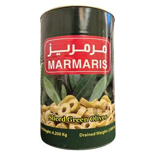 Marmaris Sliced Green Olive 4.200 KG